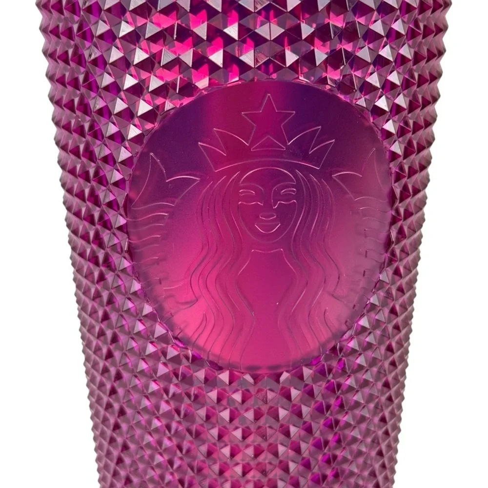 New Starbucks Purple Bling Berry Blast 2022 Cold Cup Studded Venti Tumbler 24oz